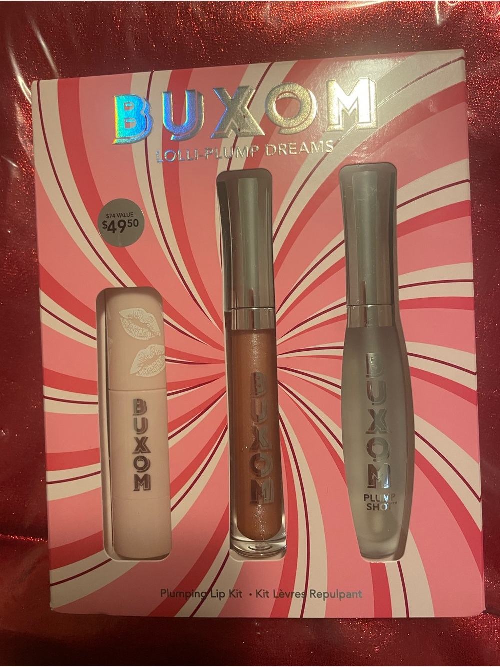 BUXOM Lolli-Plump Dreams Lip Kit - Pink & Rose Gold
